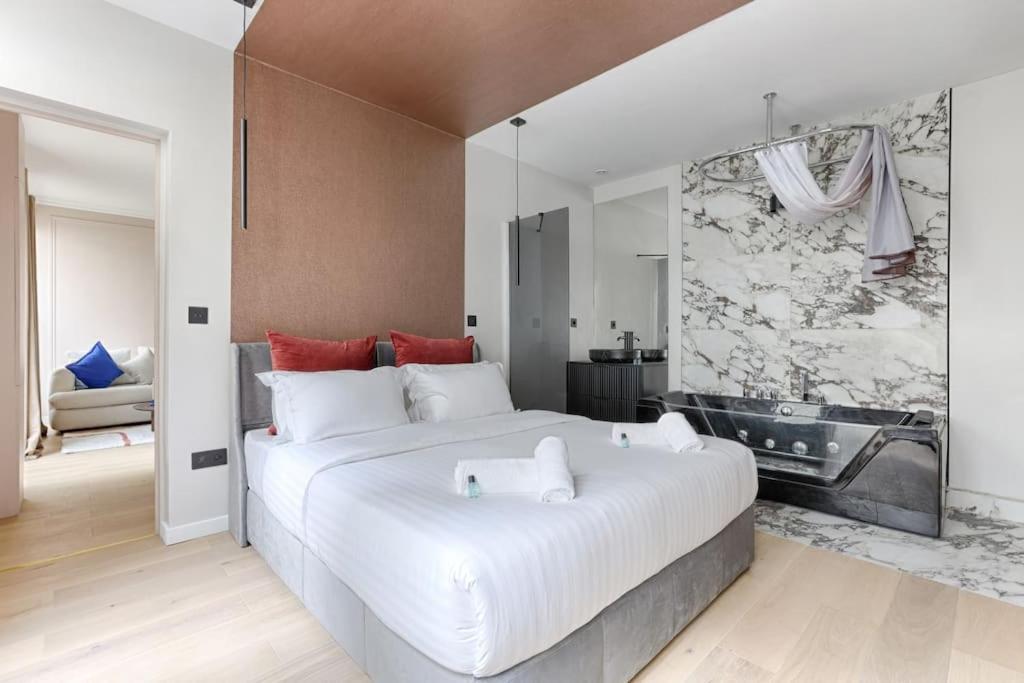 Appartement Mykeypers - Luxury Flat 3br 8p With Jacuzzi - Haussmann Parijs